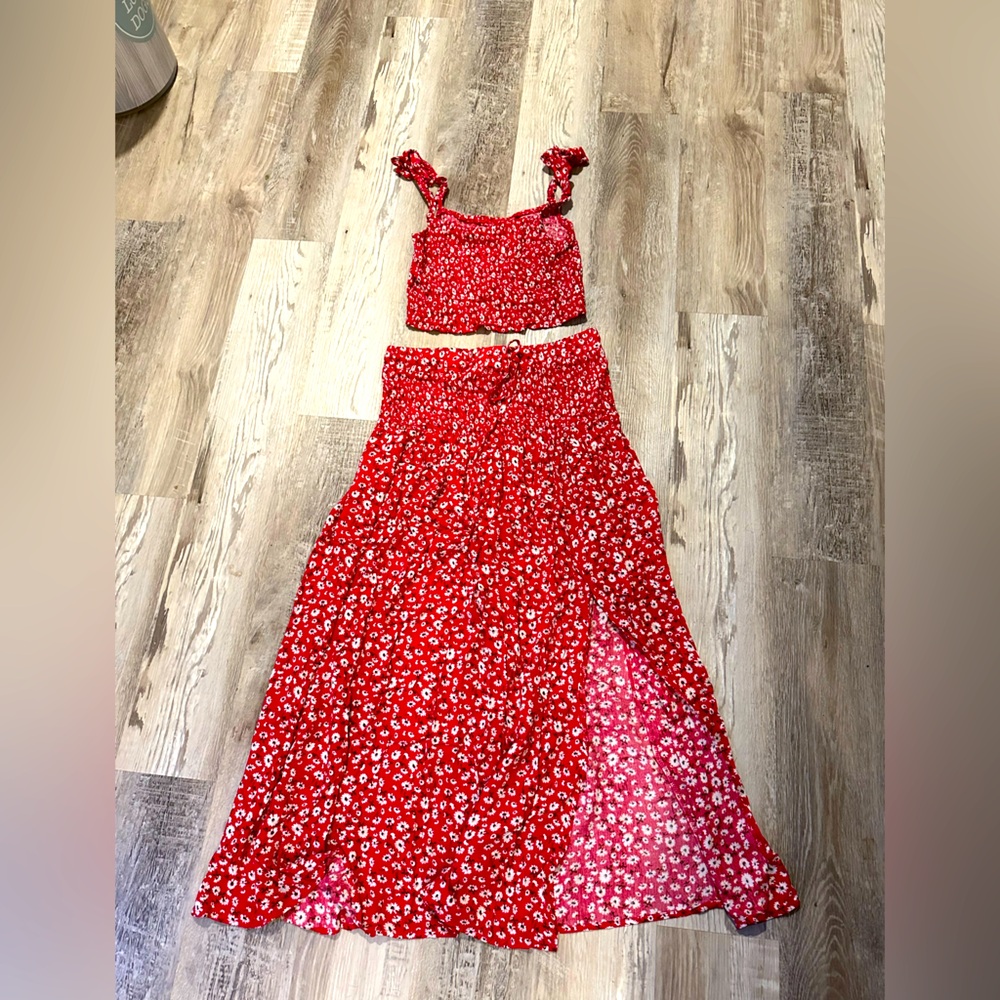 Two piece skirt and top